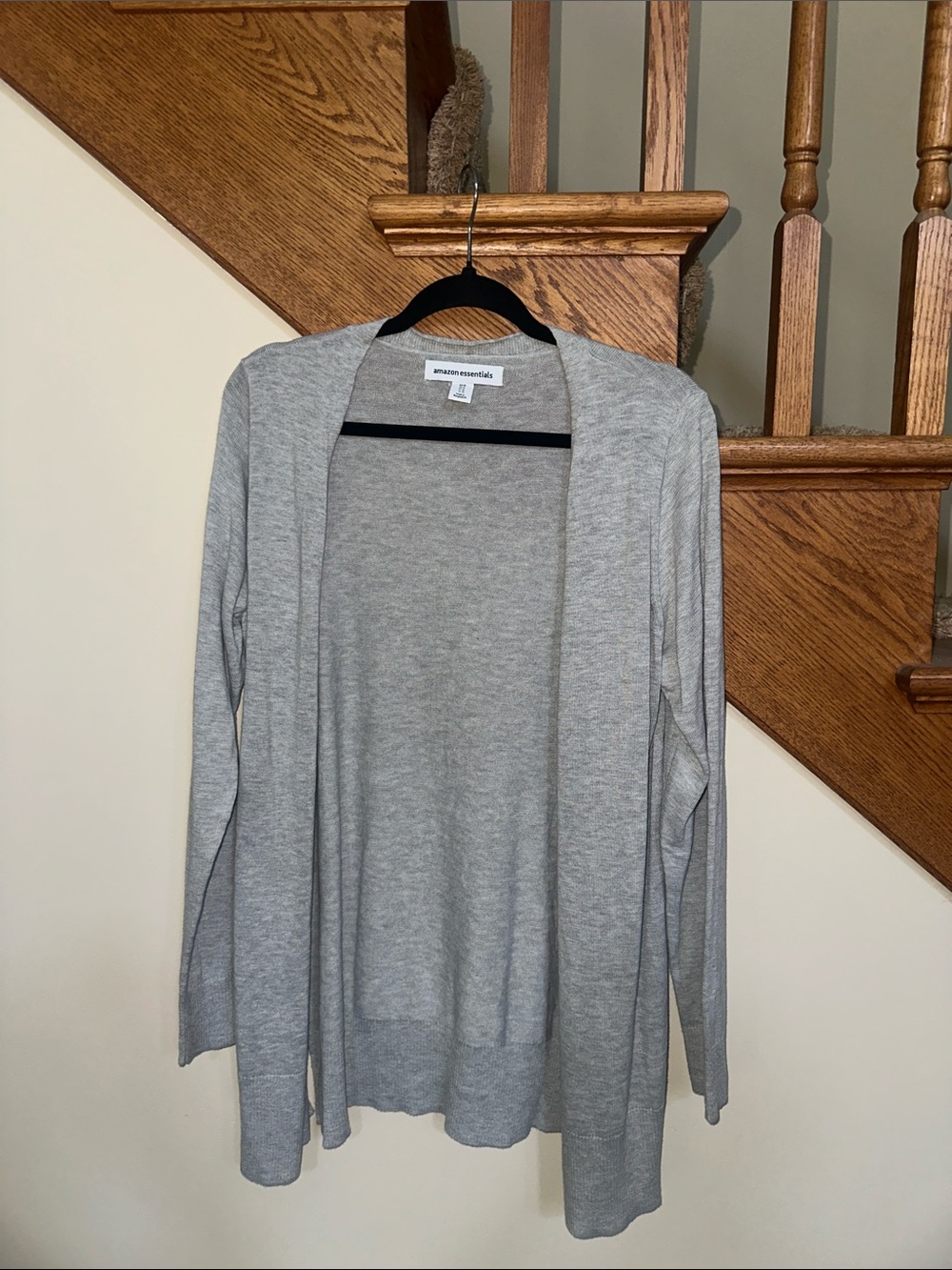 NWOT Amazon Essentials Women’s Open-Front Cardigan - Light Gray